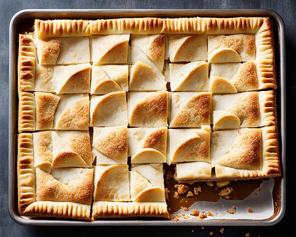 Apple slab pie