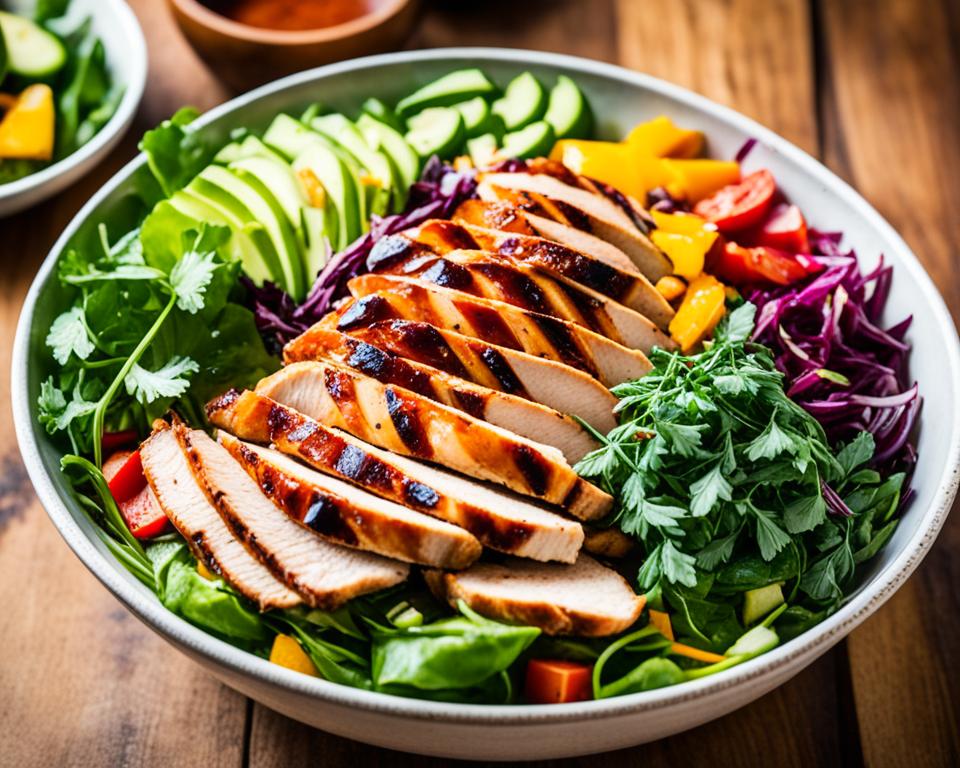 BBQ Chicken Salad lunch recipe