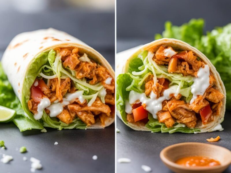 Buffalo Chicken Wrap lunch recipe