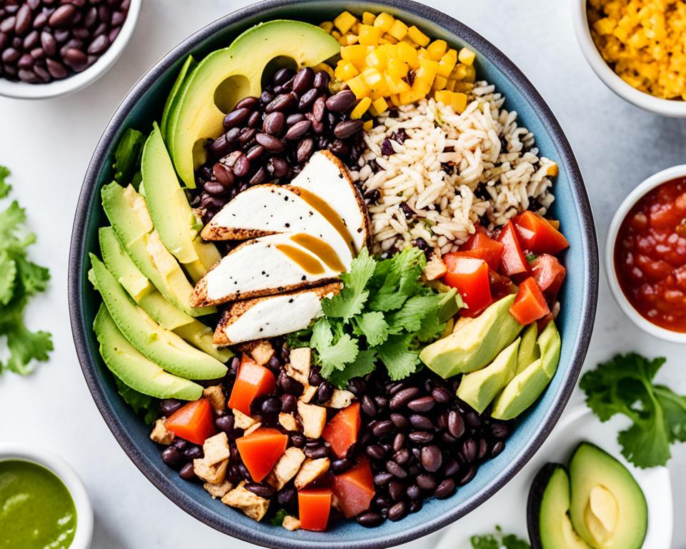 Burrito Bowl lunch recipe