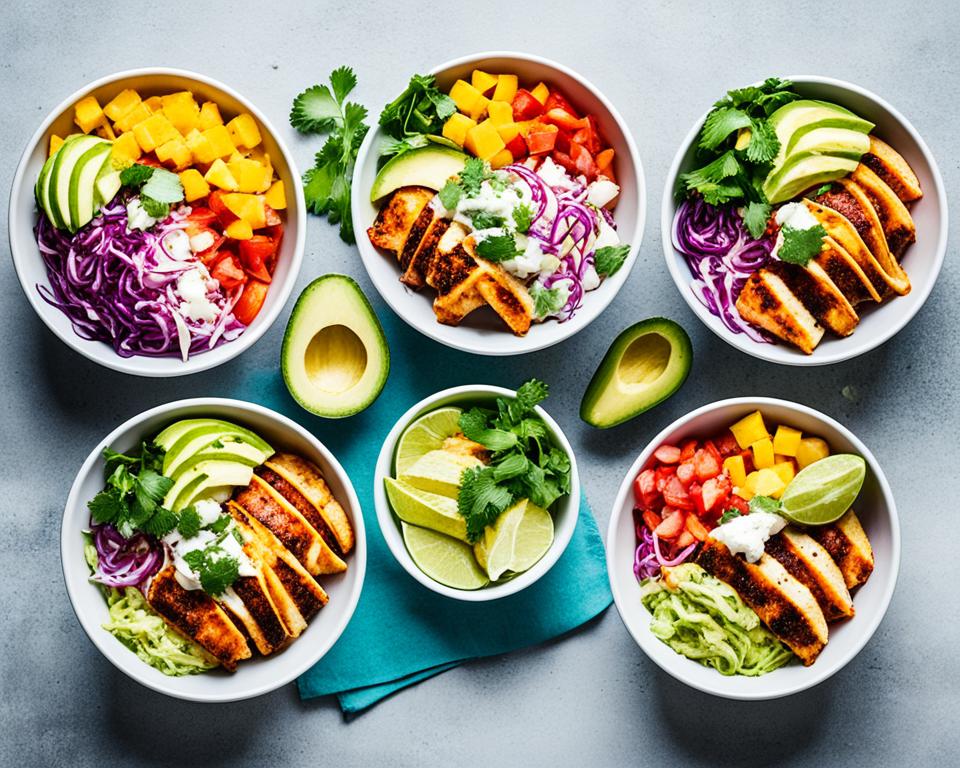 Fish Taco Bowl variations