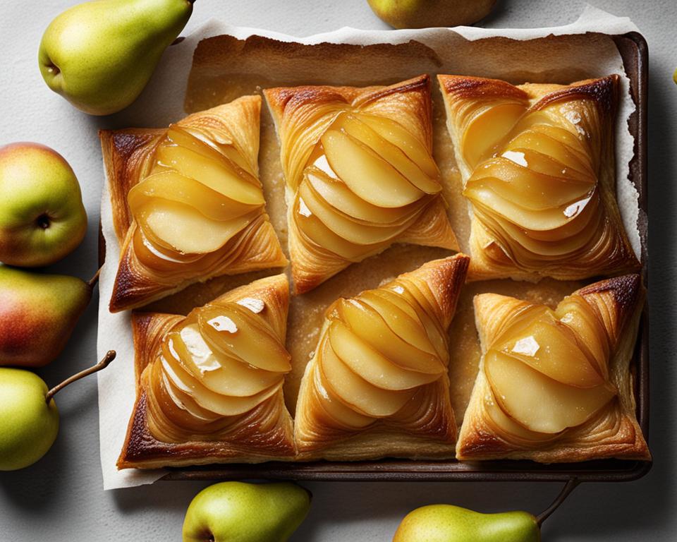 Honeyed Pears in Puff Pastry