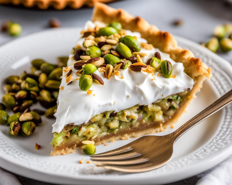 Toasted Coconut Pistachio Pie