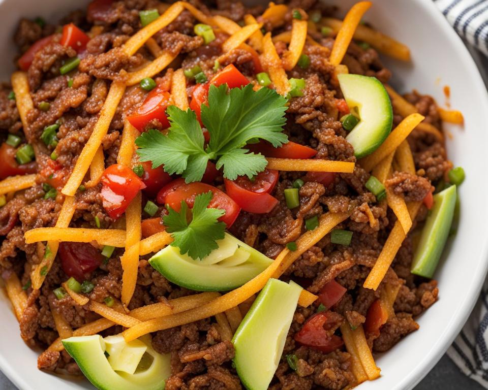 beef taco salad