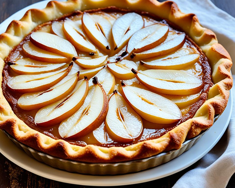 fresh pear pie