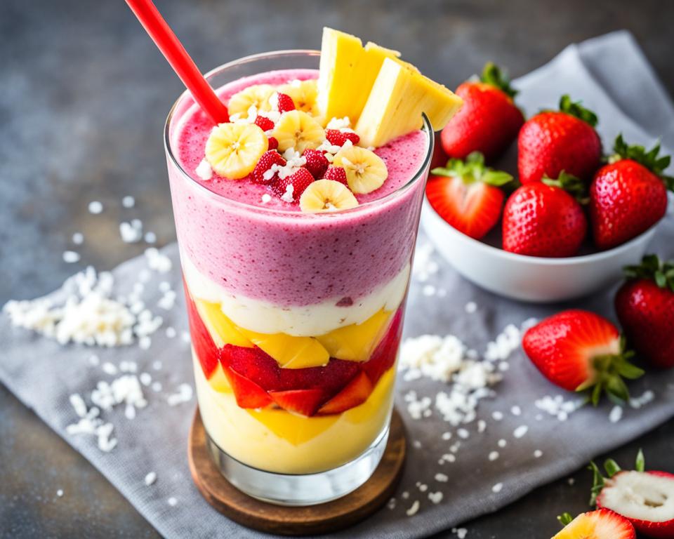 fruit smoothie breakfast recipe