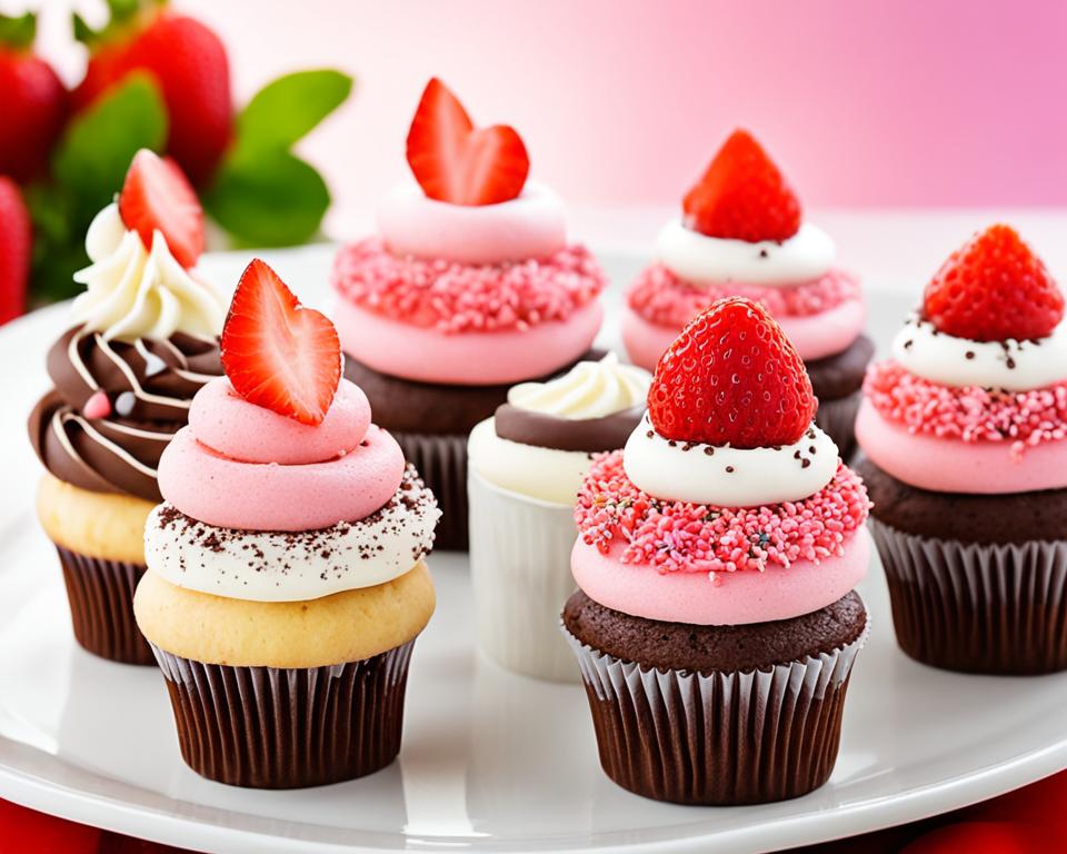 neapolitan cupcakes