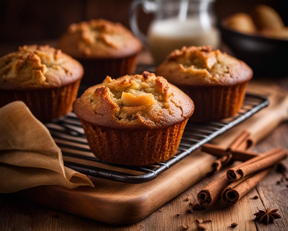 spiced pear muffins