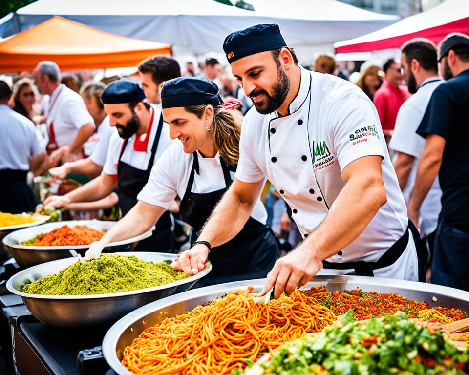 Cultural Convergence at Food Festival