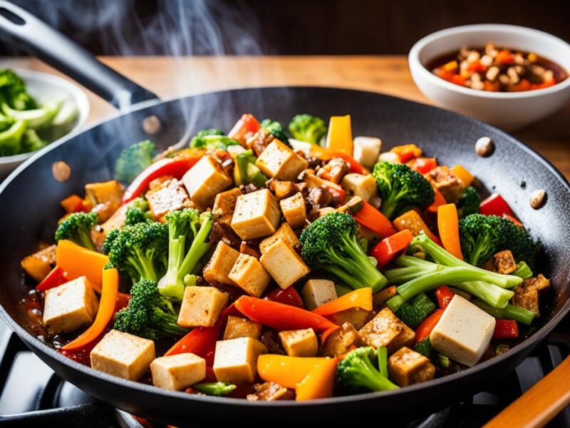 Easy vegetarian stir-fry