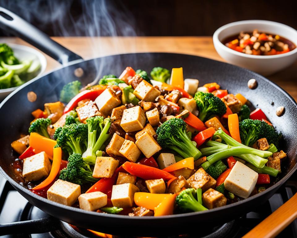 Easy vegetarian stir-fry