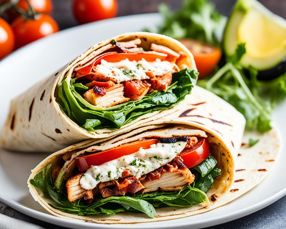 Grilled Chicken Club Wrap