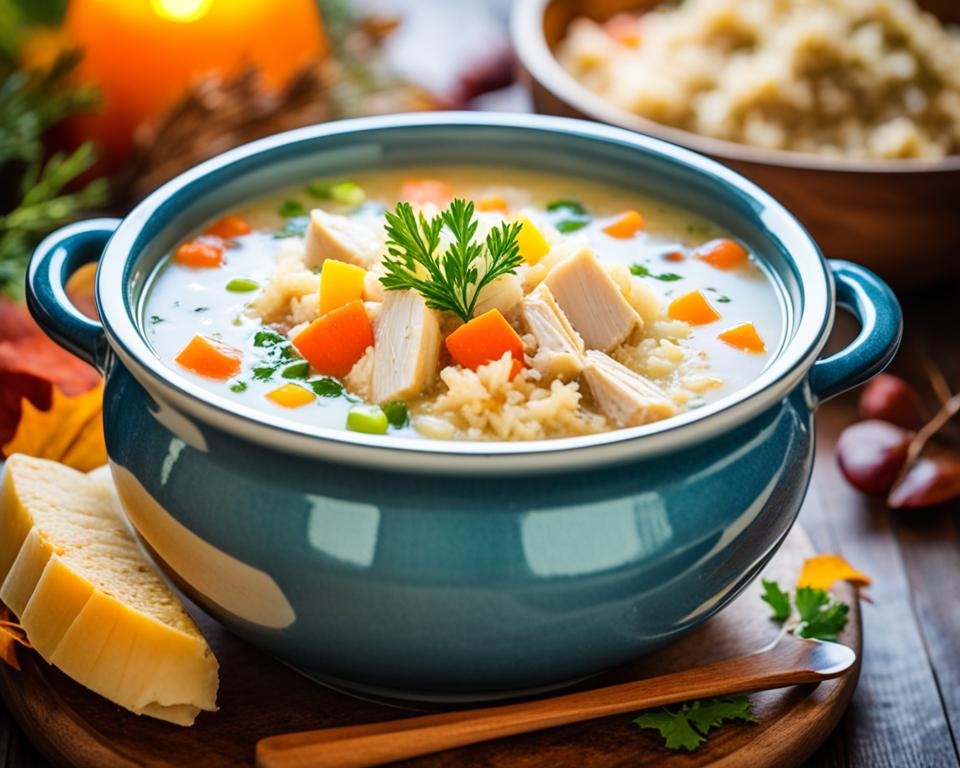 Instant Pot Chicken and Rice Soup