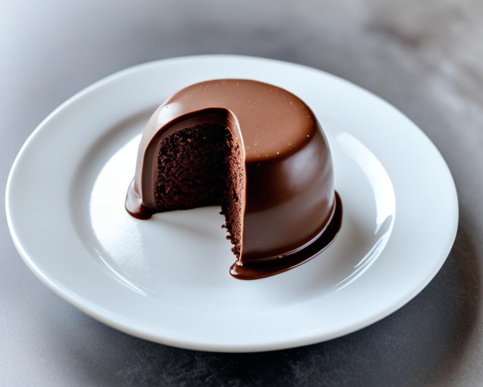 Keto dessert without sweetener - chocolate fat bomb