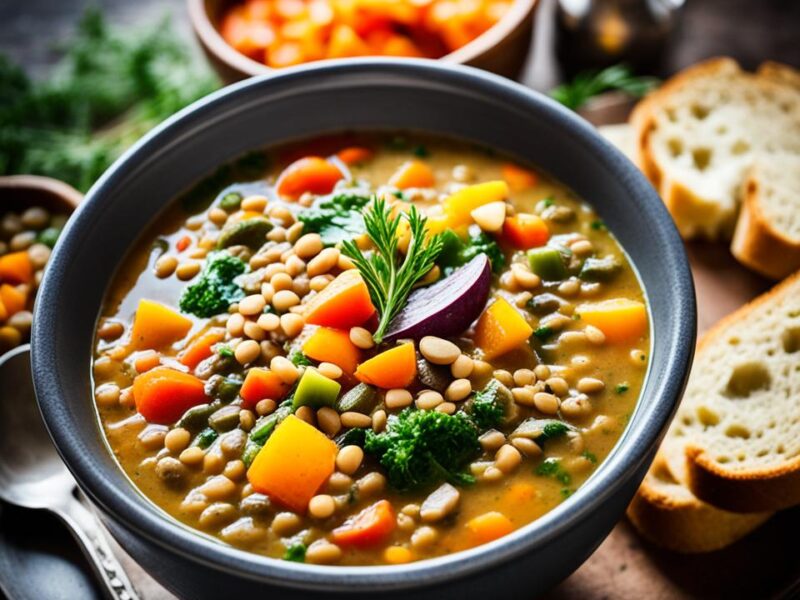 Lentil soup variations