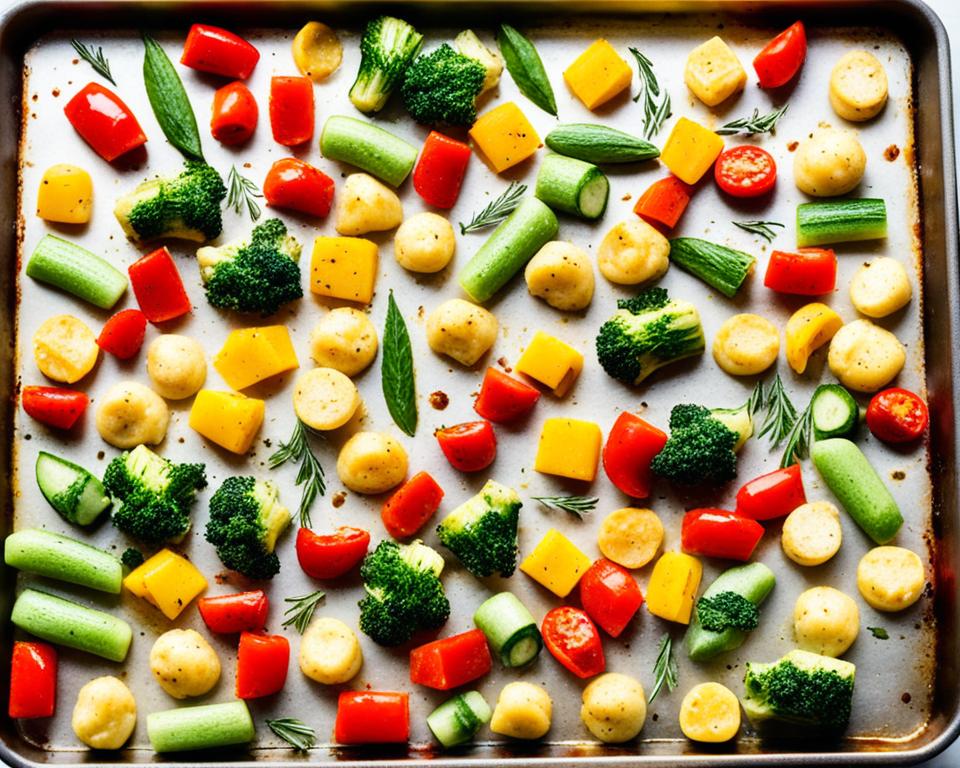 Sheet Pan Gnocchi with Vegetables