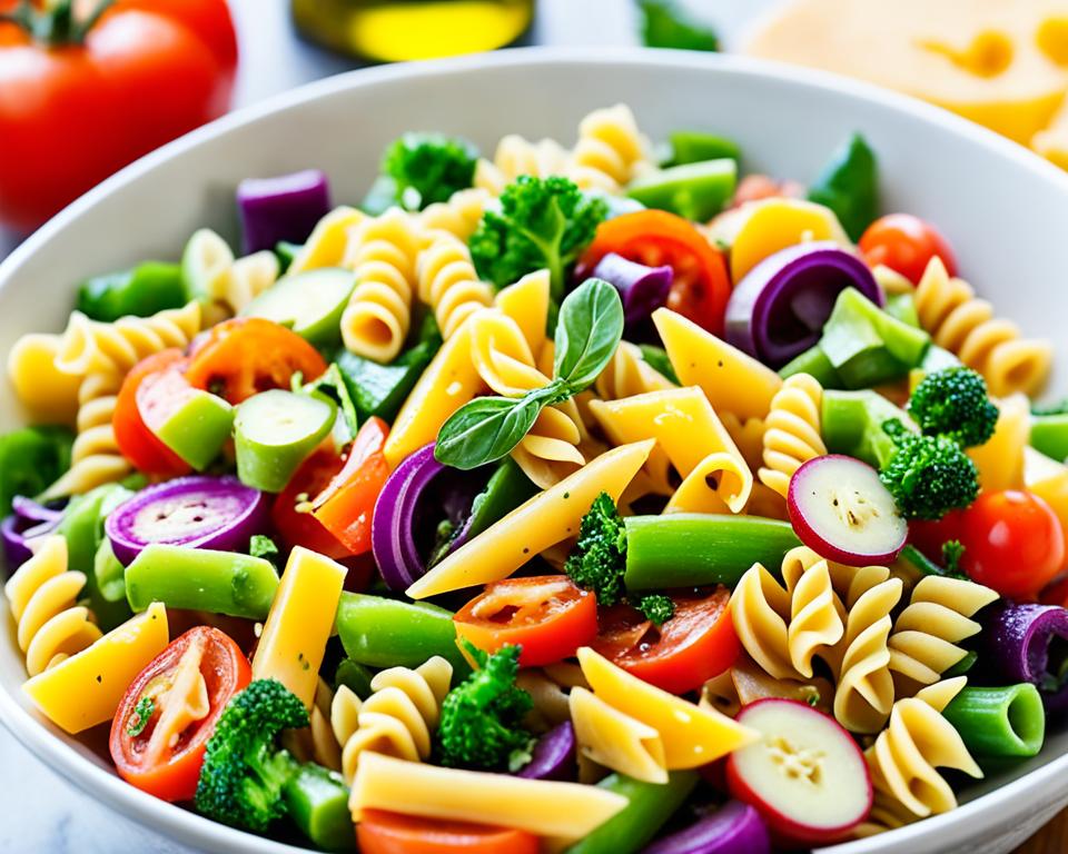 Vegan pasta salad