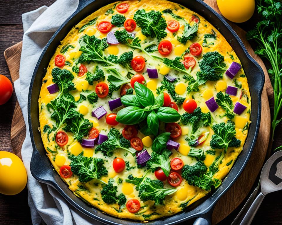 Vegetable-Studded Frittata