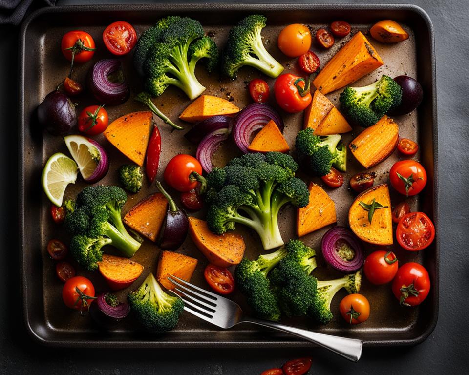 Vegetarian sheet pan meals