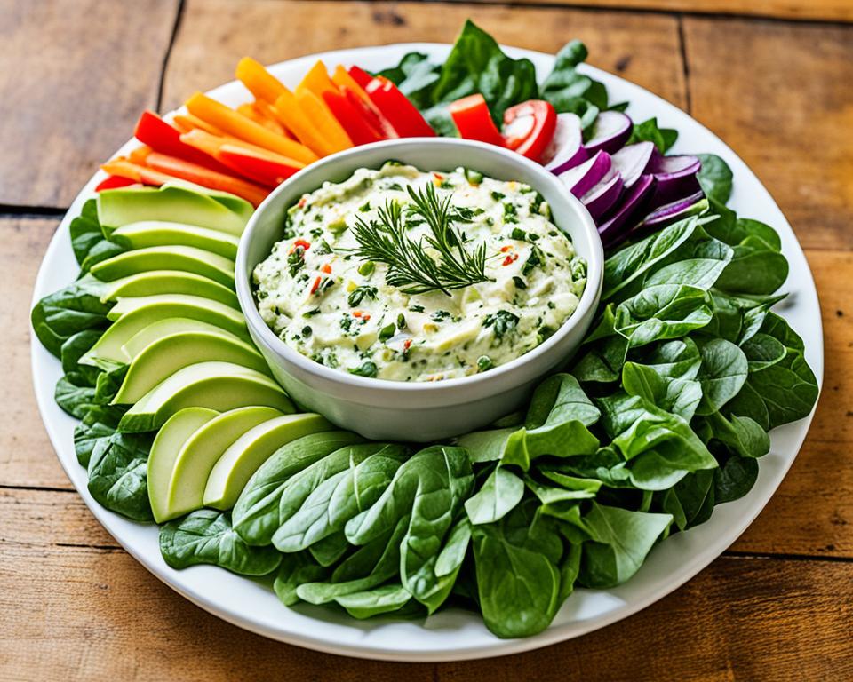 Warm Artichoke Dip Salad