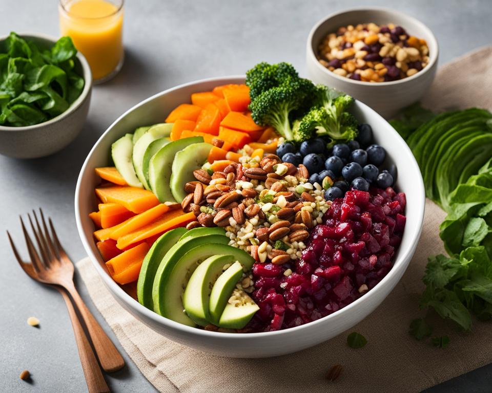 balanced plant-based power bowl