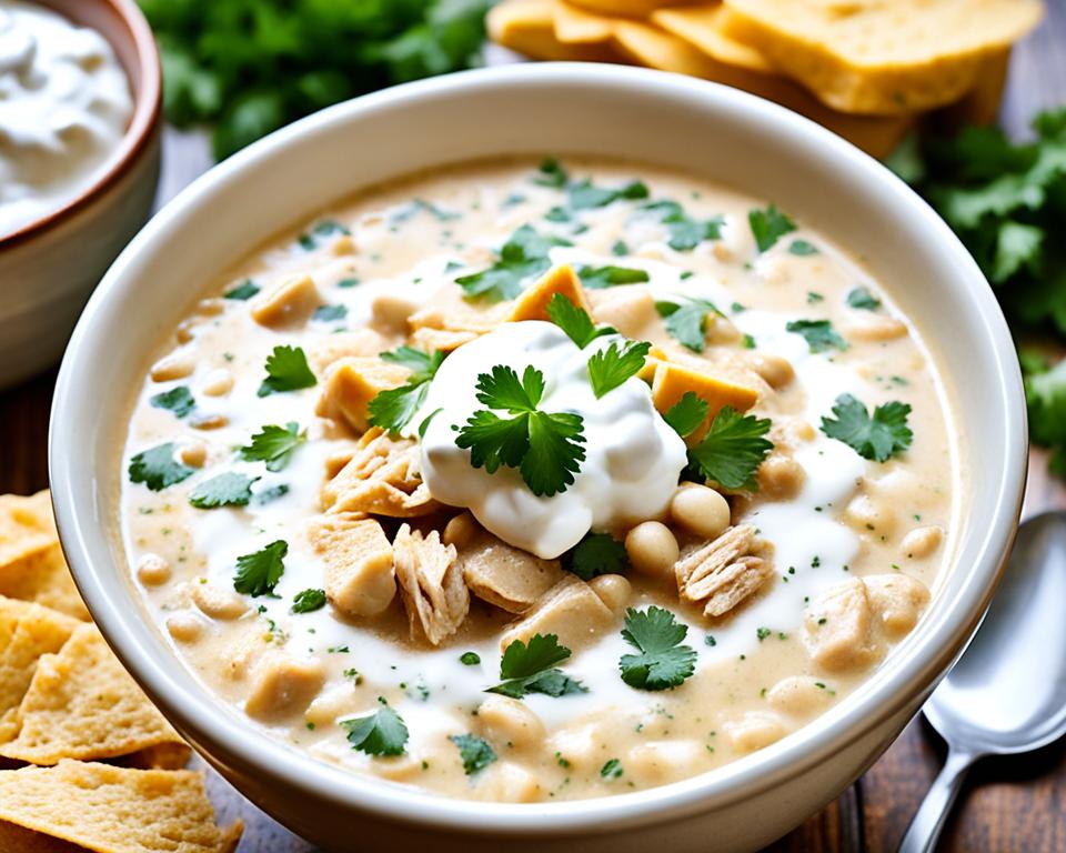 creamy white chicken chili