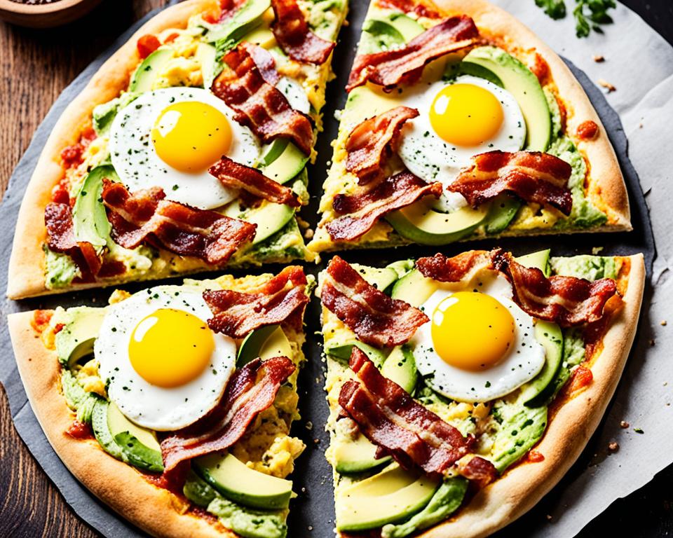 low carb breakfast pizza