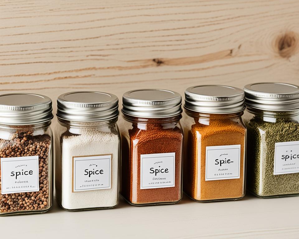 proper containers for spice blends