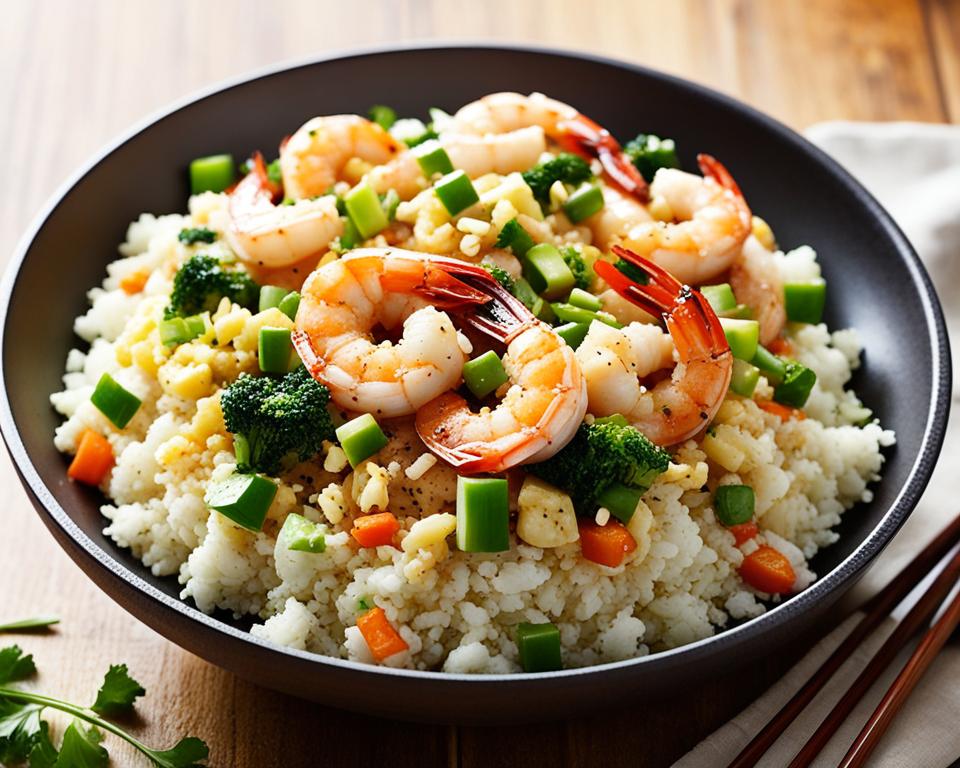 shrimp cauliflower fried rice