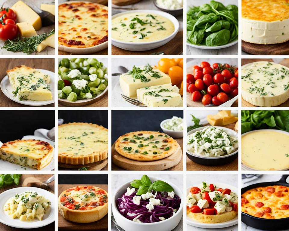 vegetarian cheese recipes